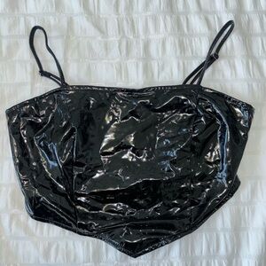 Black forever, 21 crop top size medium.